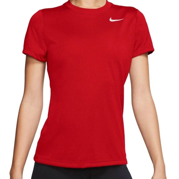 Nike large coral red athletic top - Picture 1 of 5